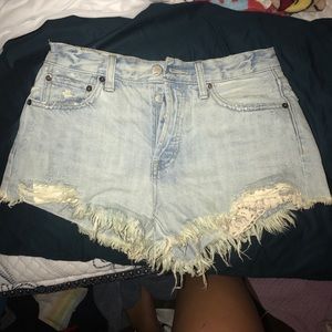 Free People Demin Shorts