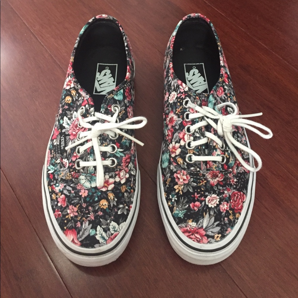 Floral Vans