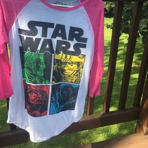 Star Wars baseball tee