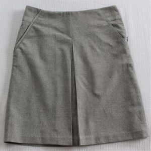 The Limited Gray Pleat Skirt