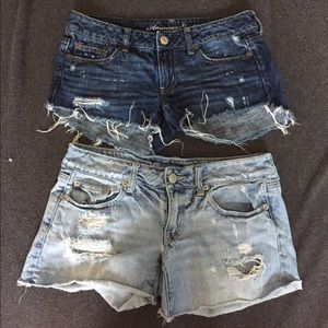 AEO Distressed Jean Short Bundle