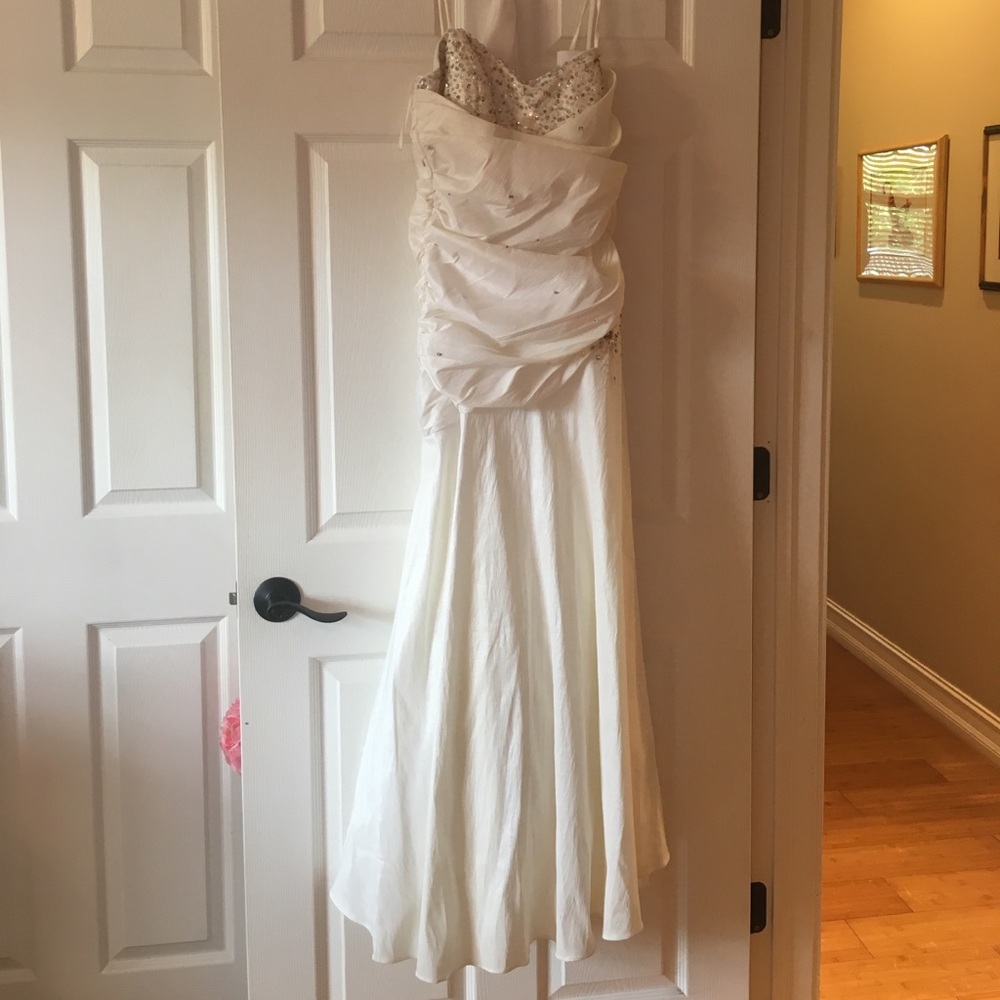 Long White Formal Dress