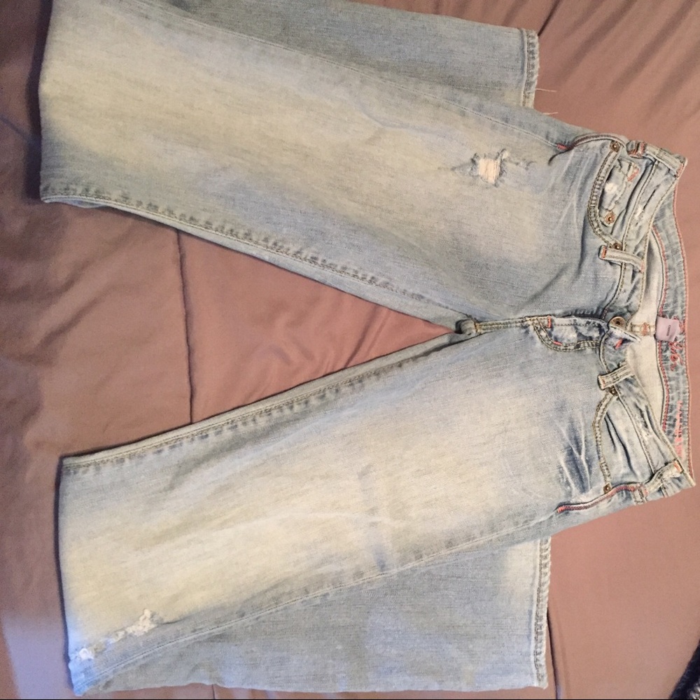 Silver Kaleidoscope Jeans