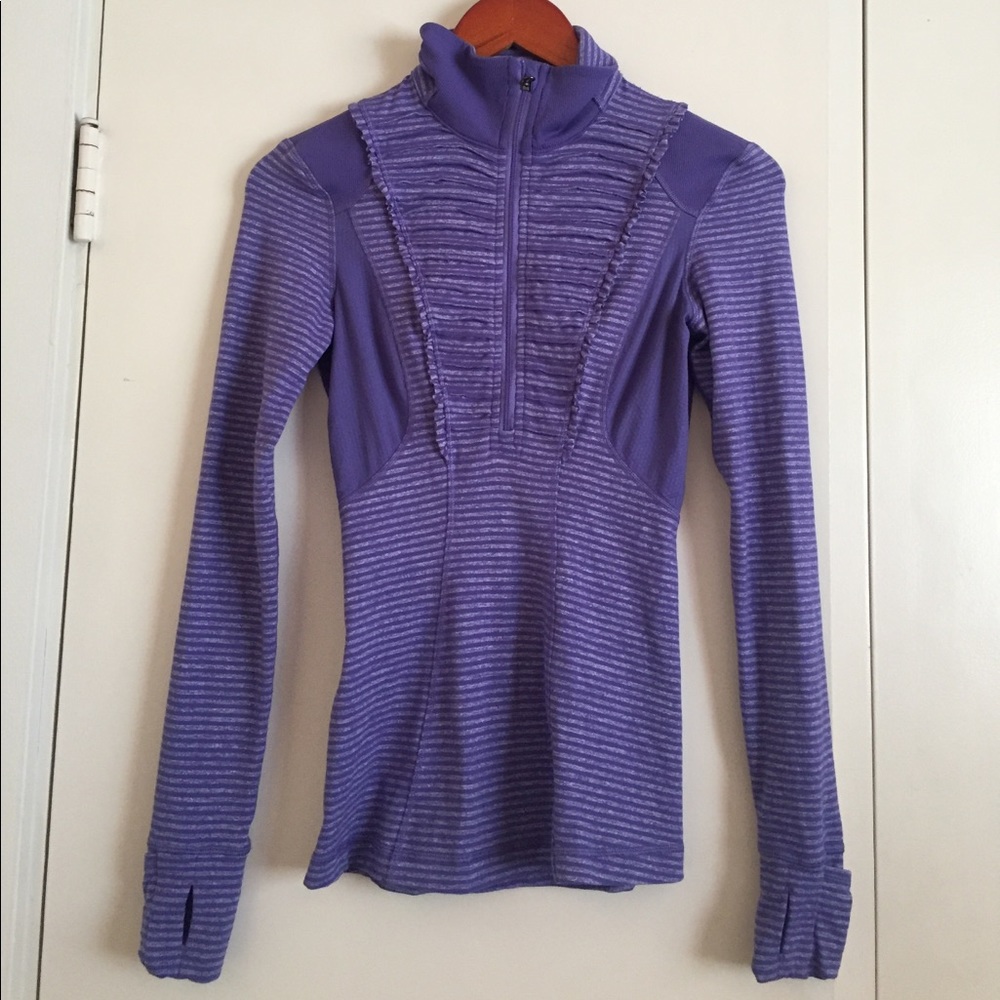 Purple long sleeve Lululemon athletic top