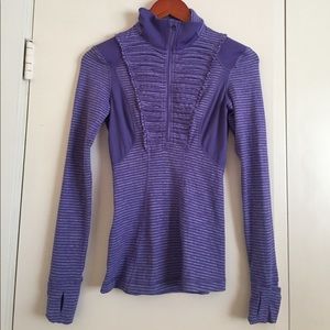 Purple long sleeve Lululemon athletic top