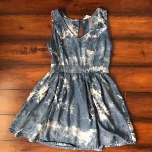 Acid Wash Denim Dress
