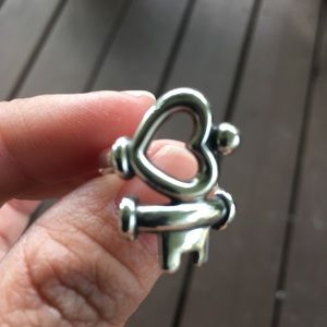 James Avery Key to my heart ring