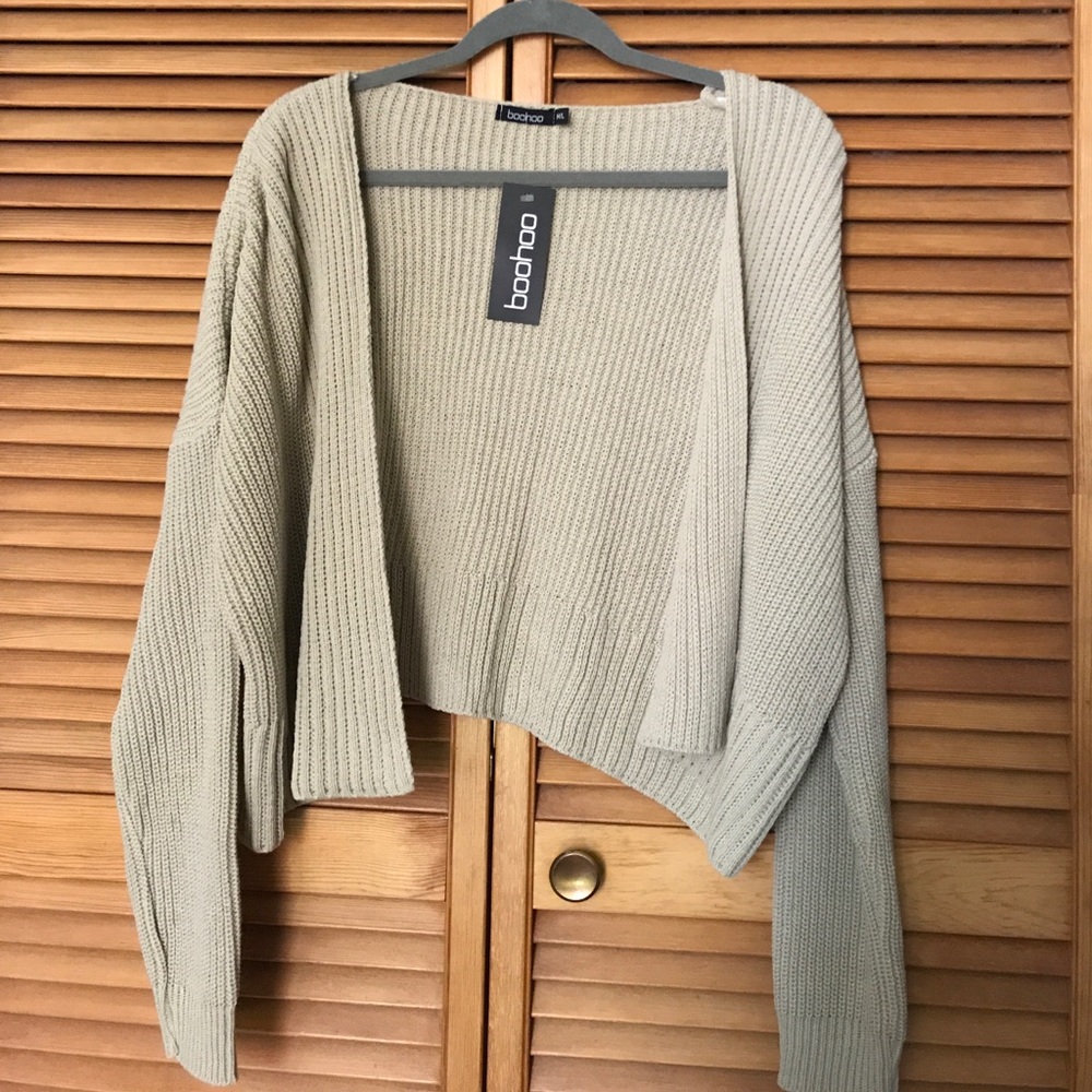 cropped cardigan