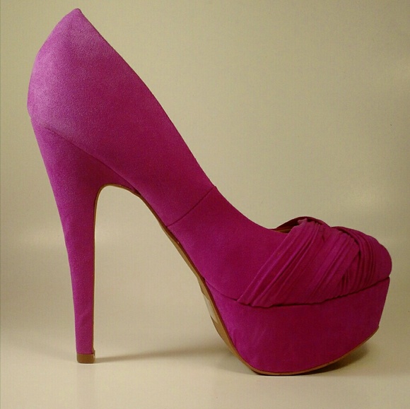 MAGENTA PLATFORM PUMPS - Picture 2 of 4