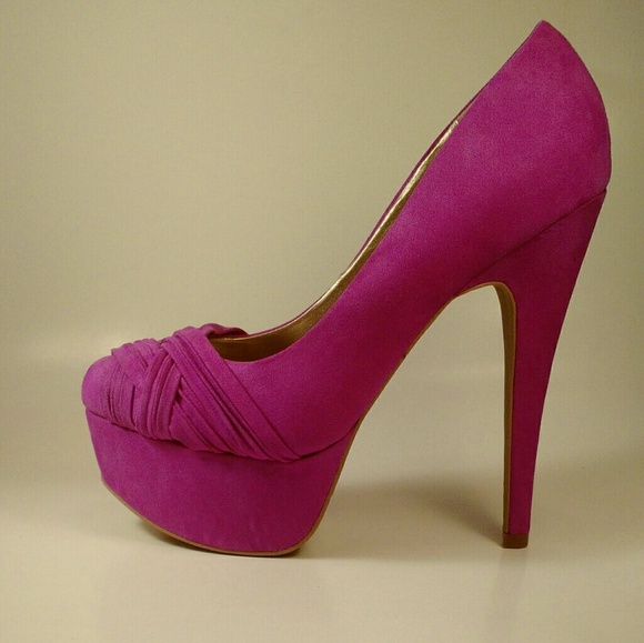 MAGENTA PLATFORM PUMPS - Picture 4 of 4
