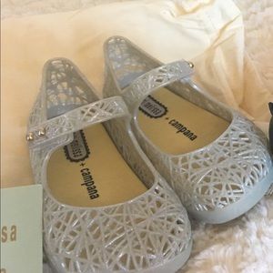 Mini Melissa + Campana Shoes size 7T