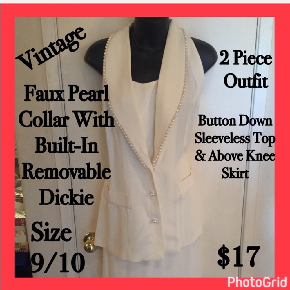 ❤️❤️ SOLD❤️❤️Beautiful Sleeveless Skirt Outfit