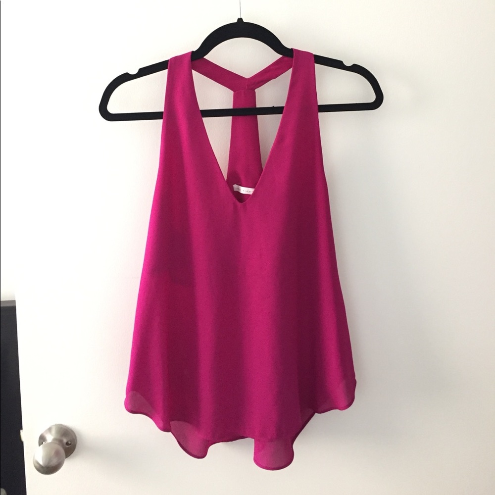 Chiffon Racerback Tank