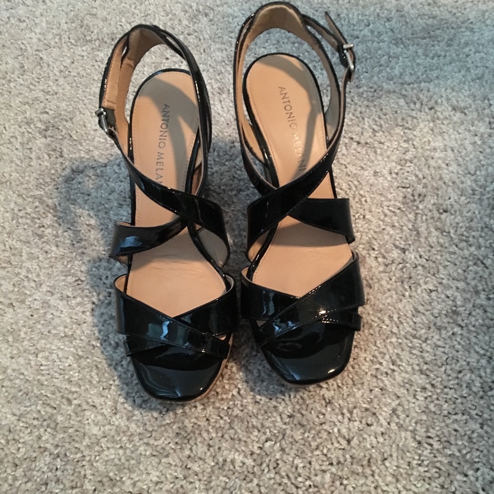 Antonio Melani Black Wedges