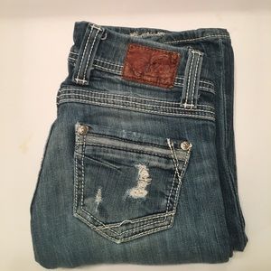 Buckle Bootcut Jeans