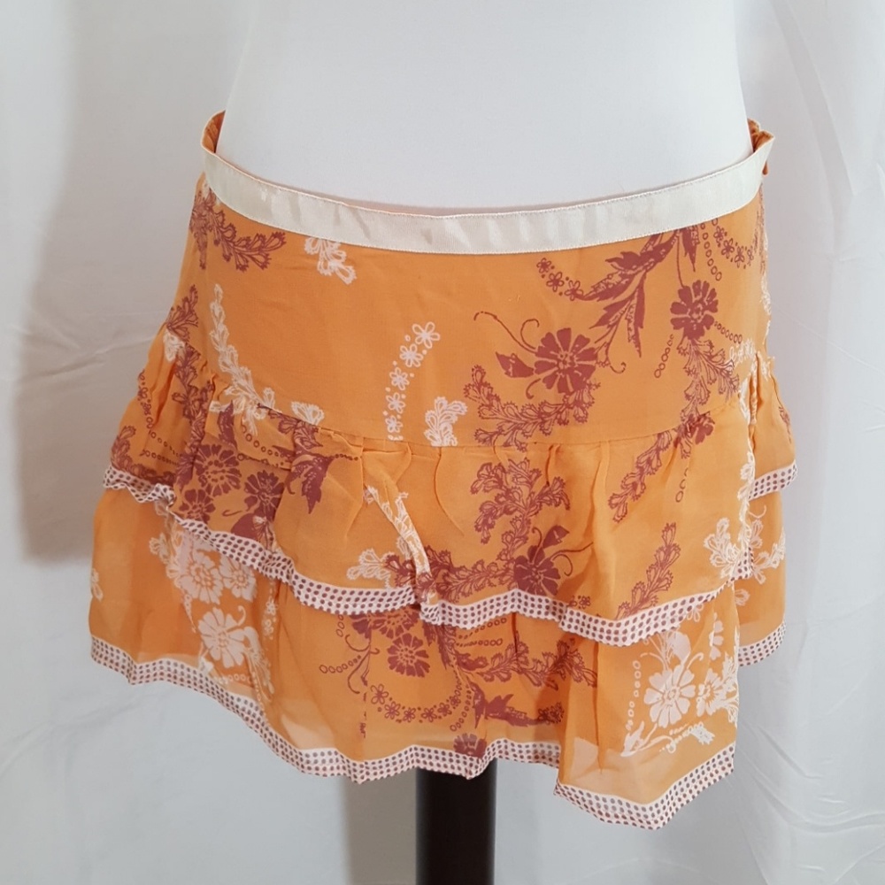 To The Max Mini skirt Size Small orange