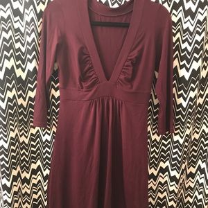 Susana Monaco 3/4 sleeve soft stretchy dress