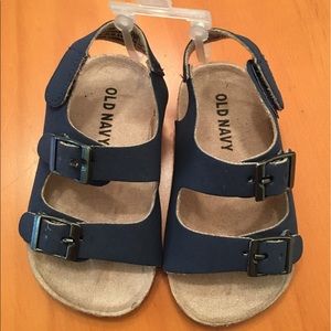 Baby Boy Old Navy Suede Double Strap Sandals