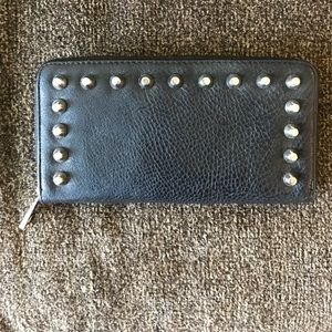 Black studded wallet!