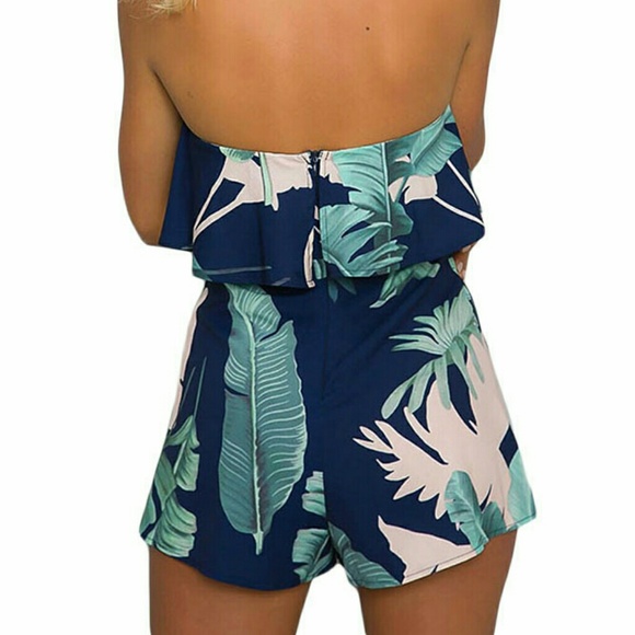 Ruffle Strapless Romper - Picture 5 of 8