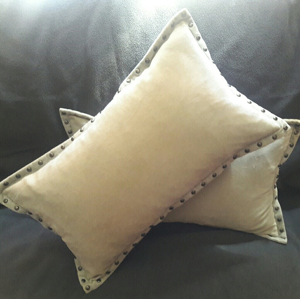 West Elm Studed Pillows