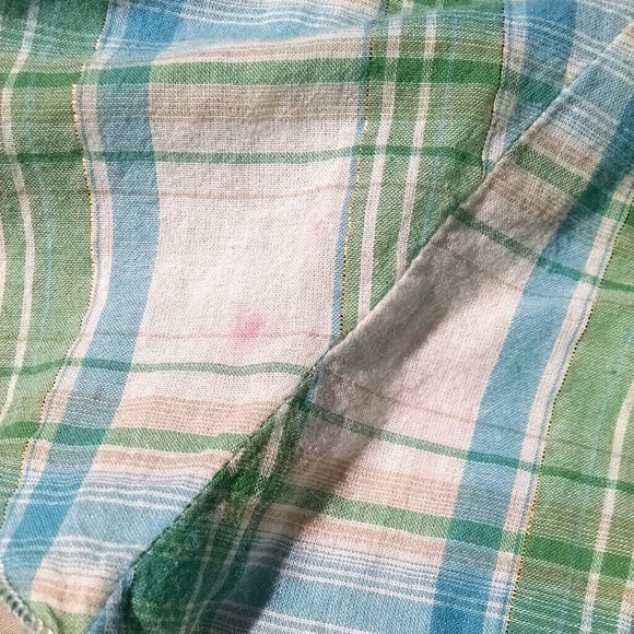 Candie's Flowy Gingham Dress Top - Picture 6 of 6