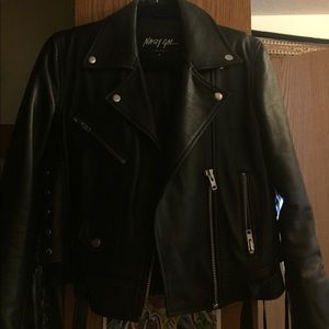 Nasty Gal Black Leather Jacket