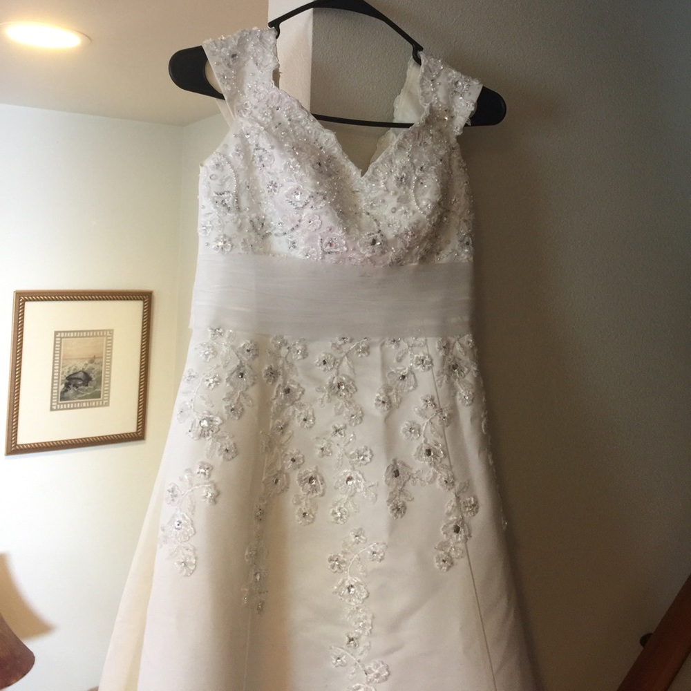 Beautiful wedding gown