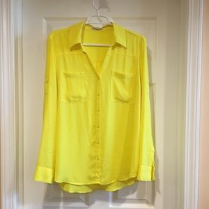 Express Portofino Button Down Shirt Large EUC