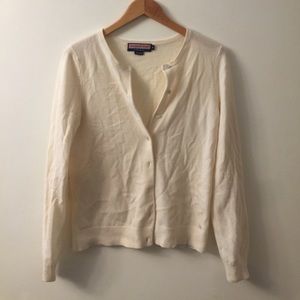 100% Cashmere, Vineyard Vines Cream Cardigan