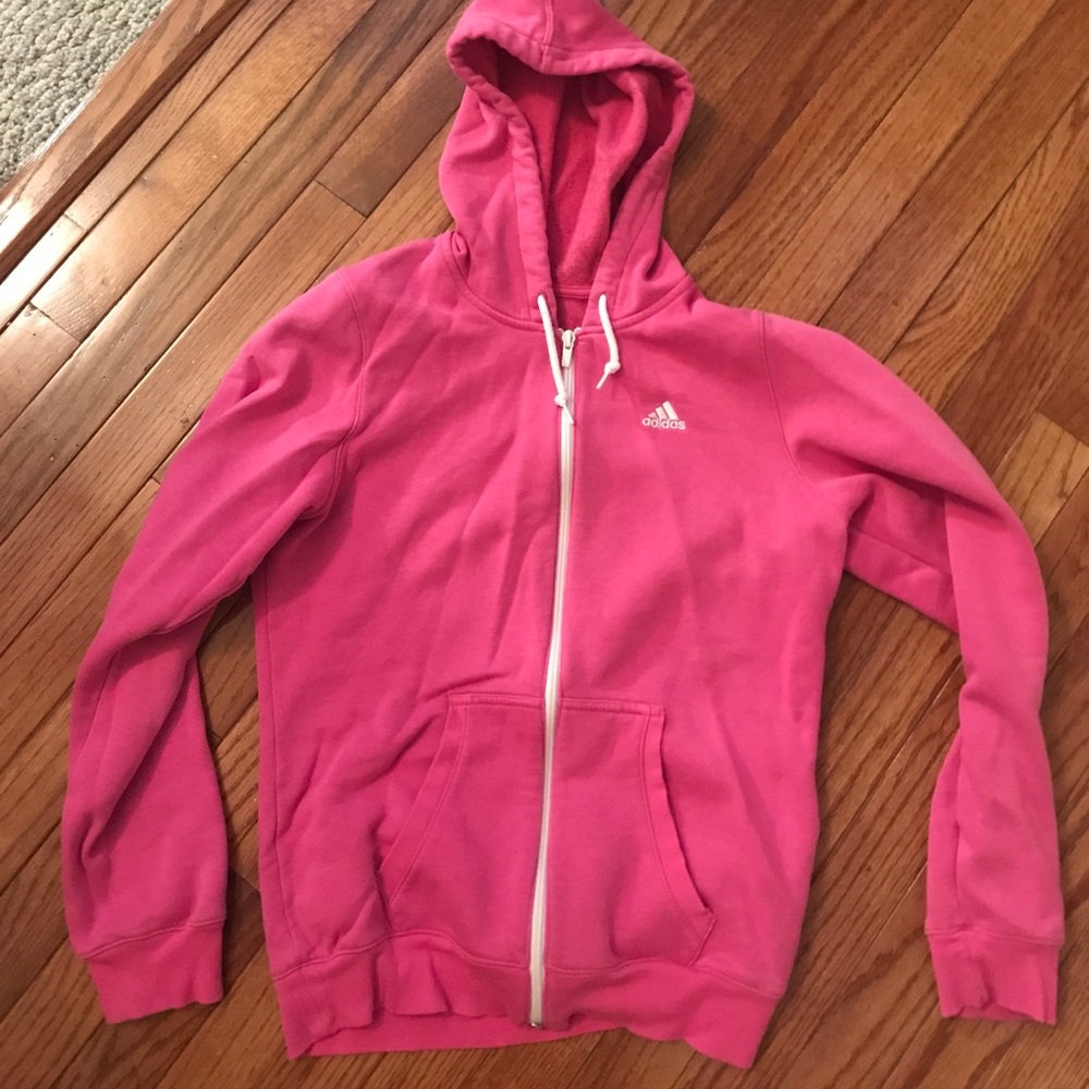 Like new ADIDAS zip up hoodie