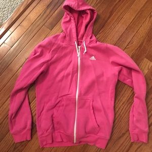 Like new ADIDAS zip up hoodie
