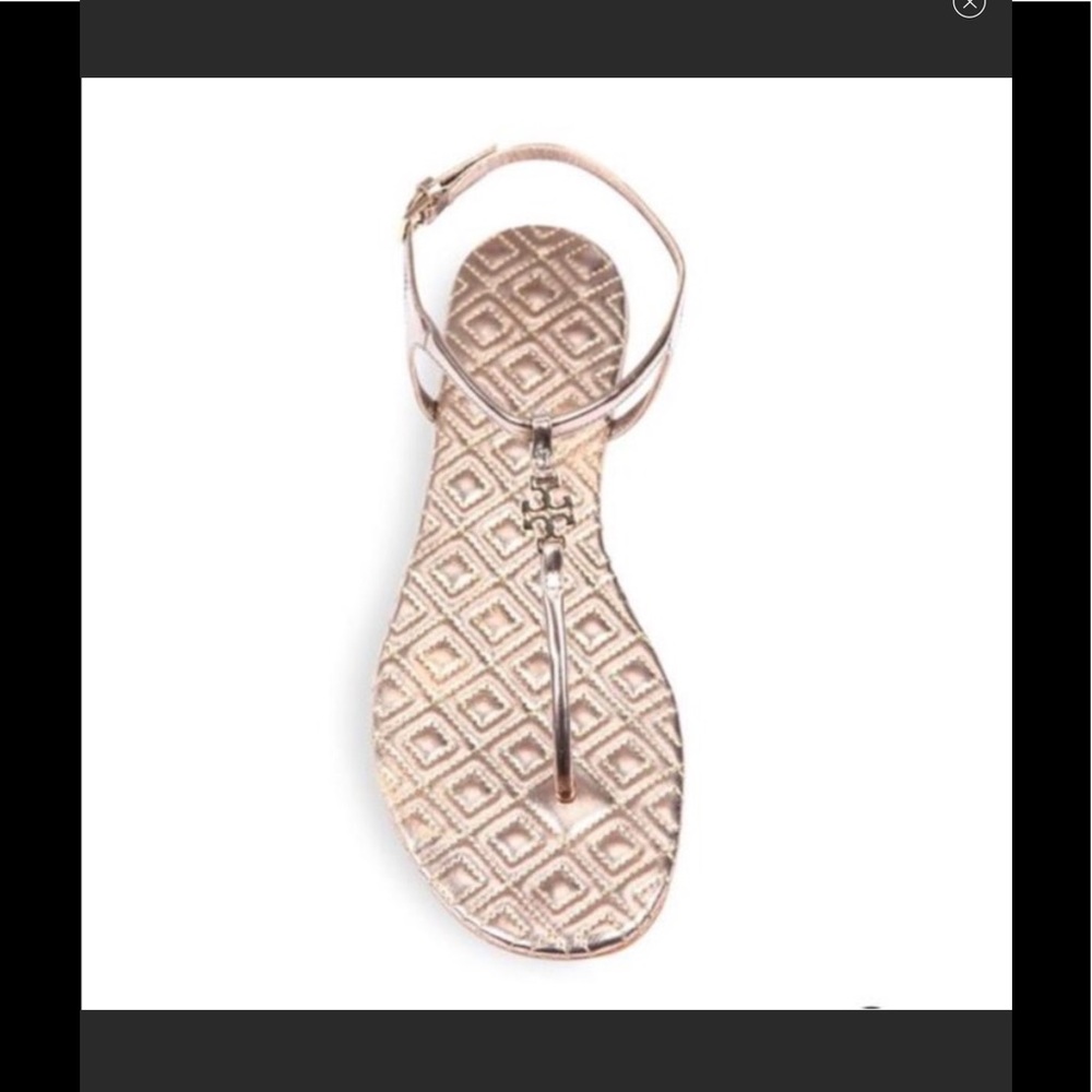 New Tory burch Marion quilted sandals