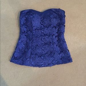 Strapless Top size small