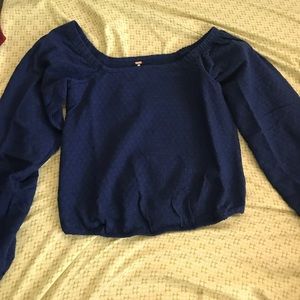 Free People Wellington Top Blue XS. $30 on Payp