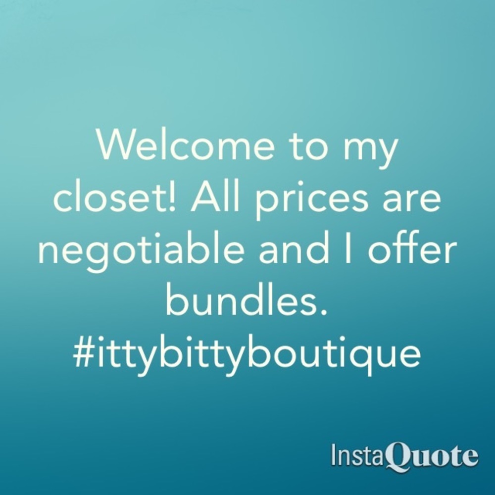 Welcome to my closet!