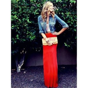 maxi skirt