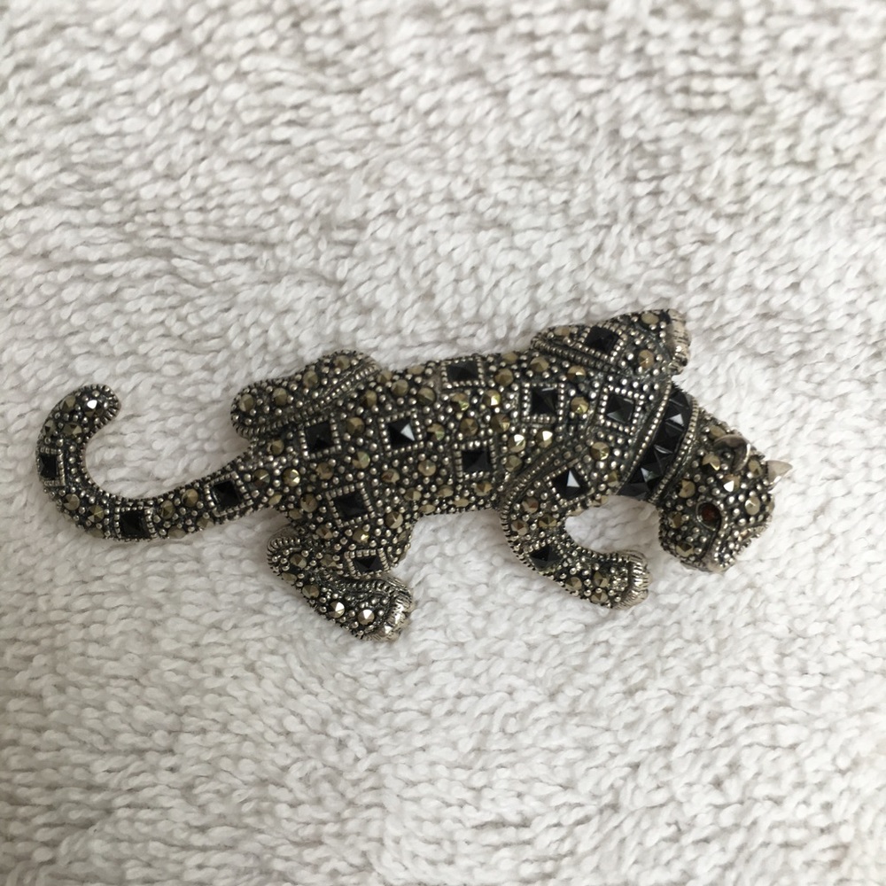 Marcasite Spotted Leopard