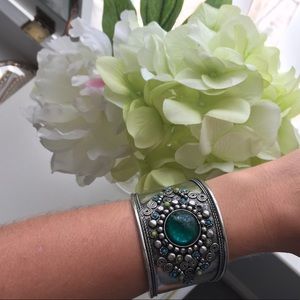 Vintage sterling silver slide-on bracelet