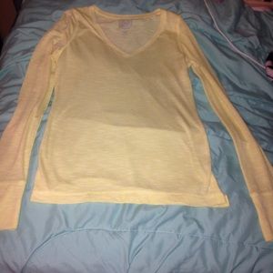 SO yellow long sleeve shirt