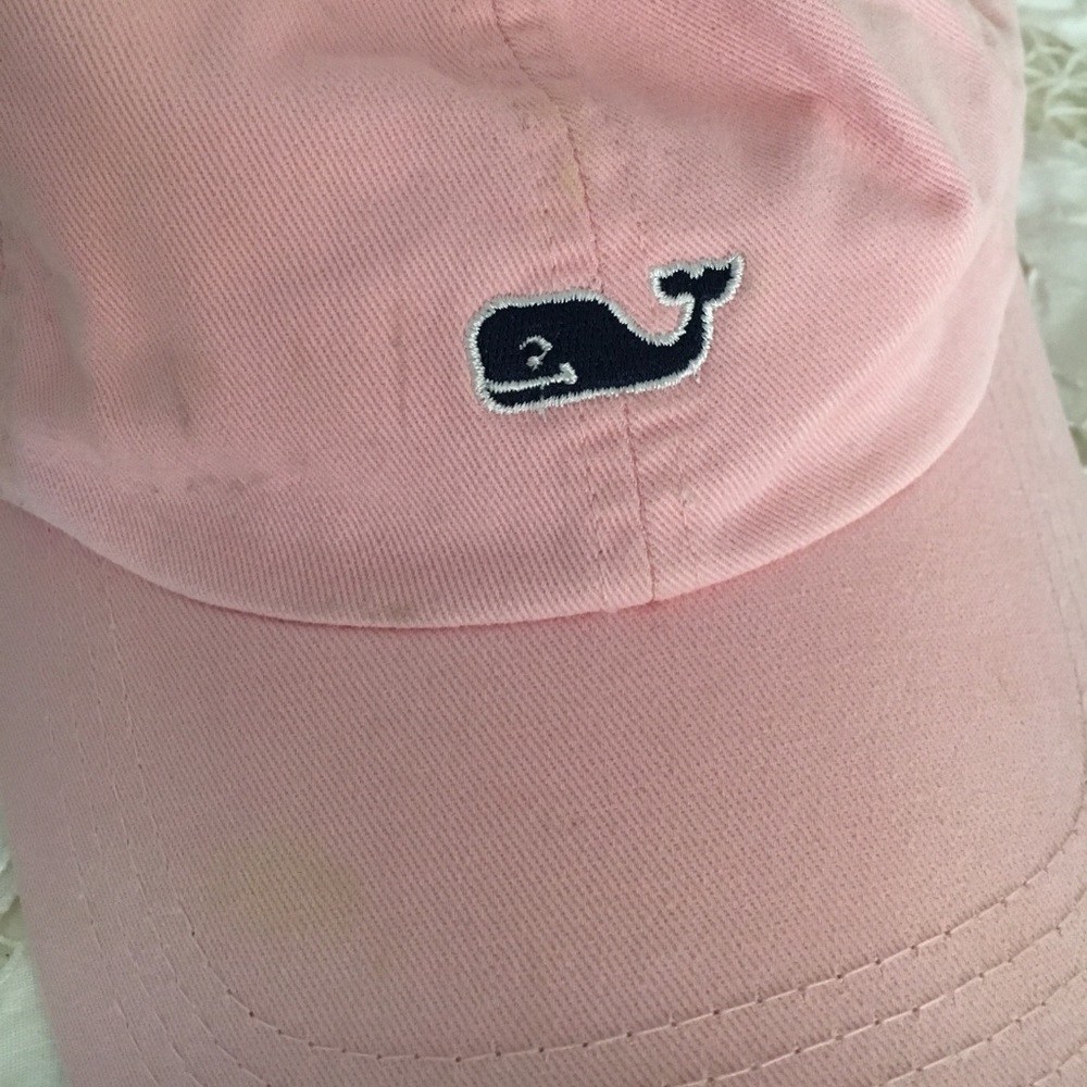 Pink vineyard vines baseball hat