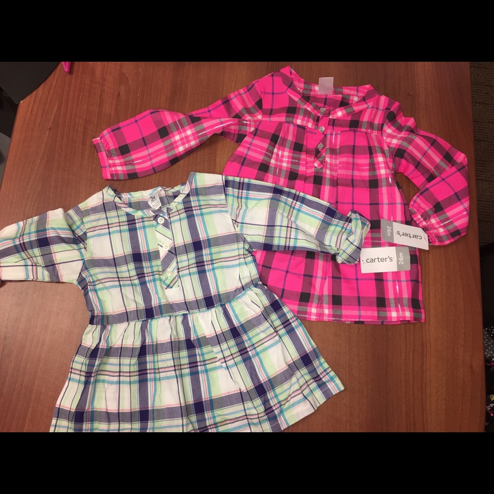 Carter's bundle - two long sleeve tops