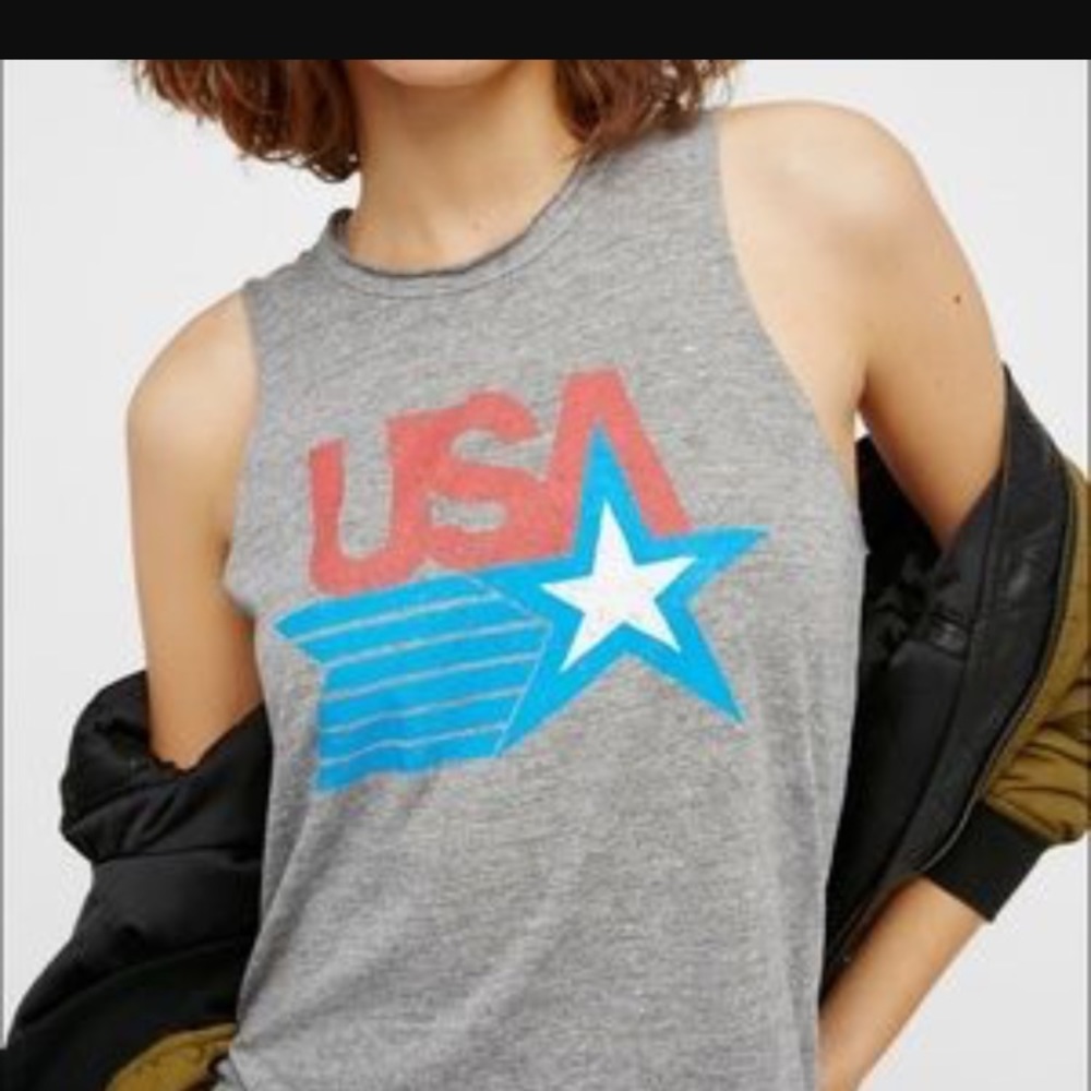 Free people USA tank super soft!