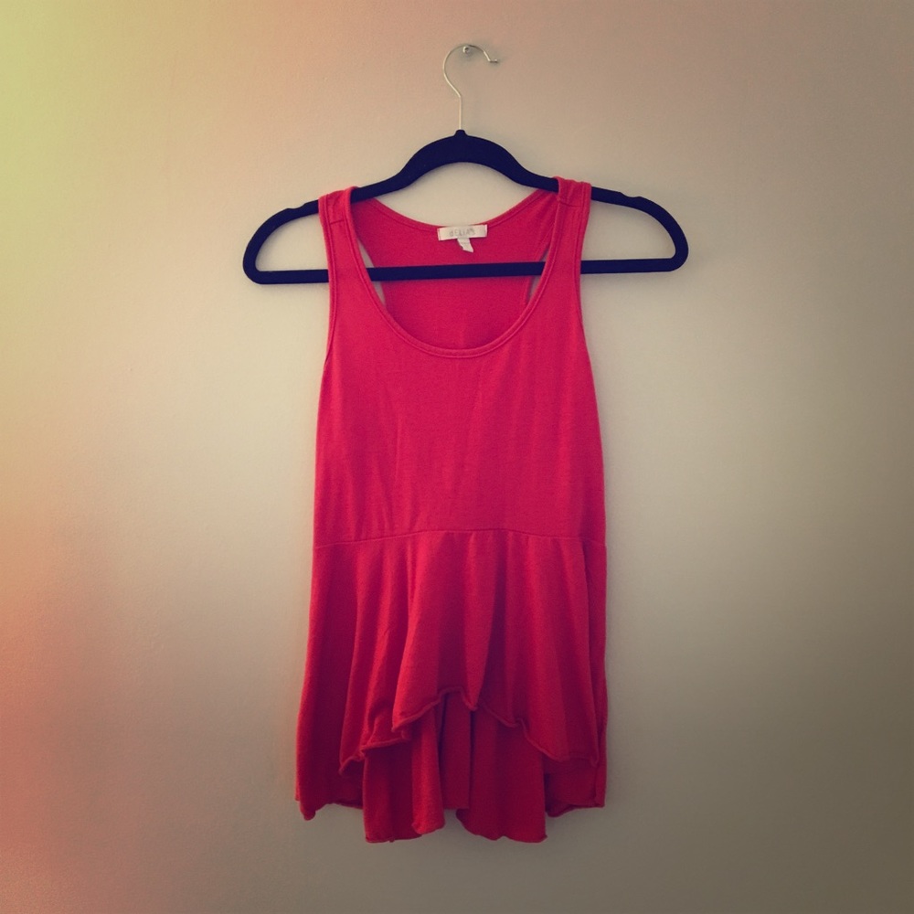 Delias Small Tank Top with Ruffled Bottom