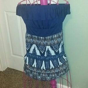 Derek Heart strapless minidress