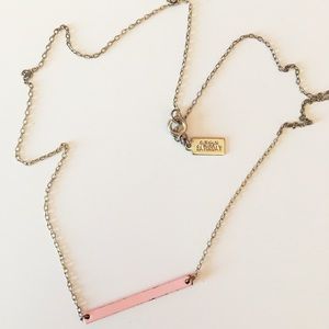 Kate Spade Saturday pink necklace