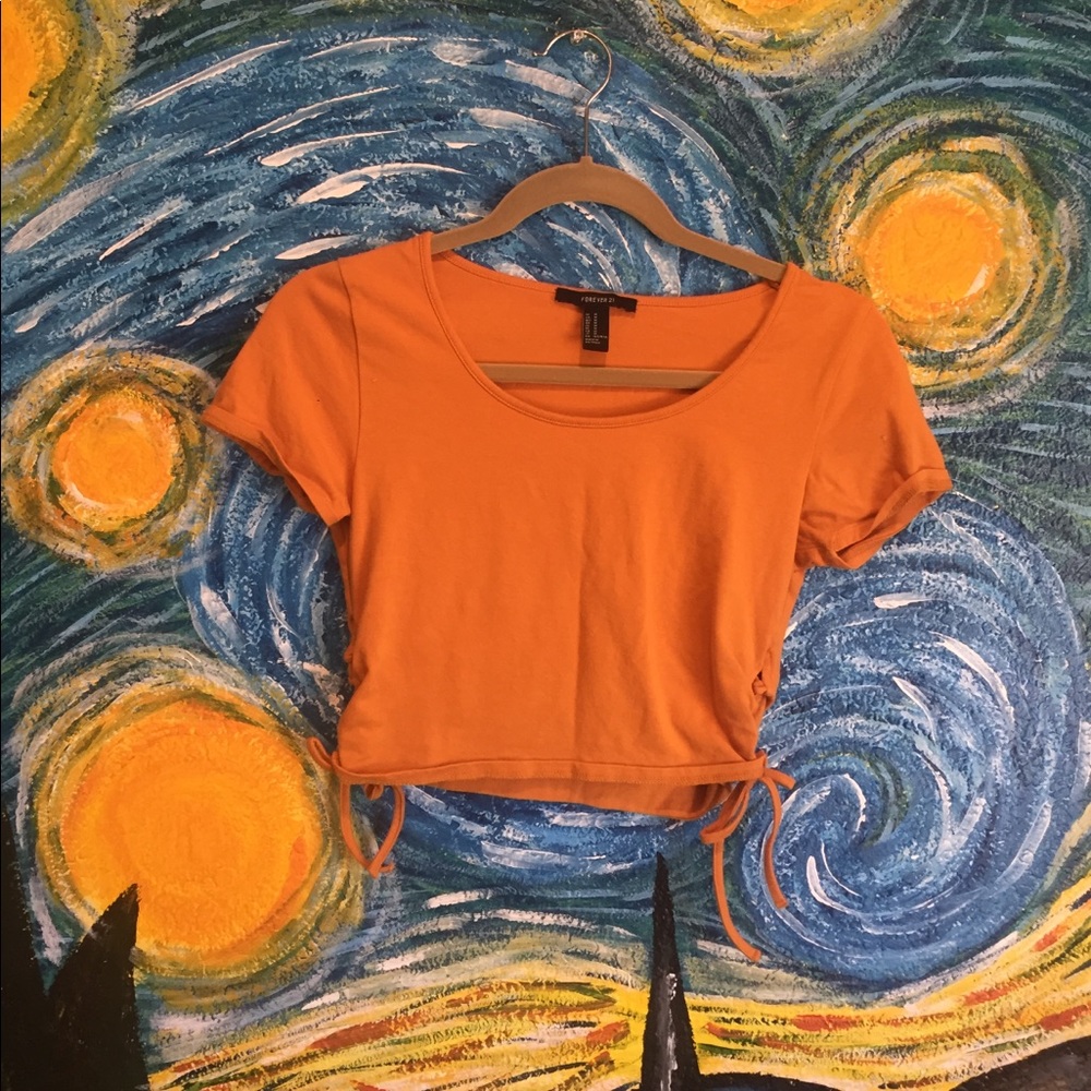 Mustard Crop Top