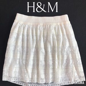 ⭐️Cream H&M Skirt