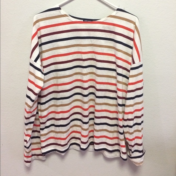 Saint James Tops - SAINT JAMES Colorblock Striped Breton Shirt