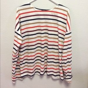 SAINT JAMES Colorblock Striped Breton Shirt